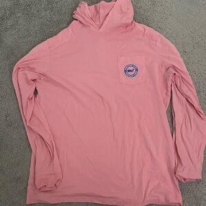 Vineyard vines are Pink Long Sleeve Hoodie with Pocket